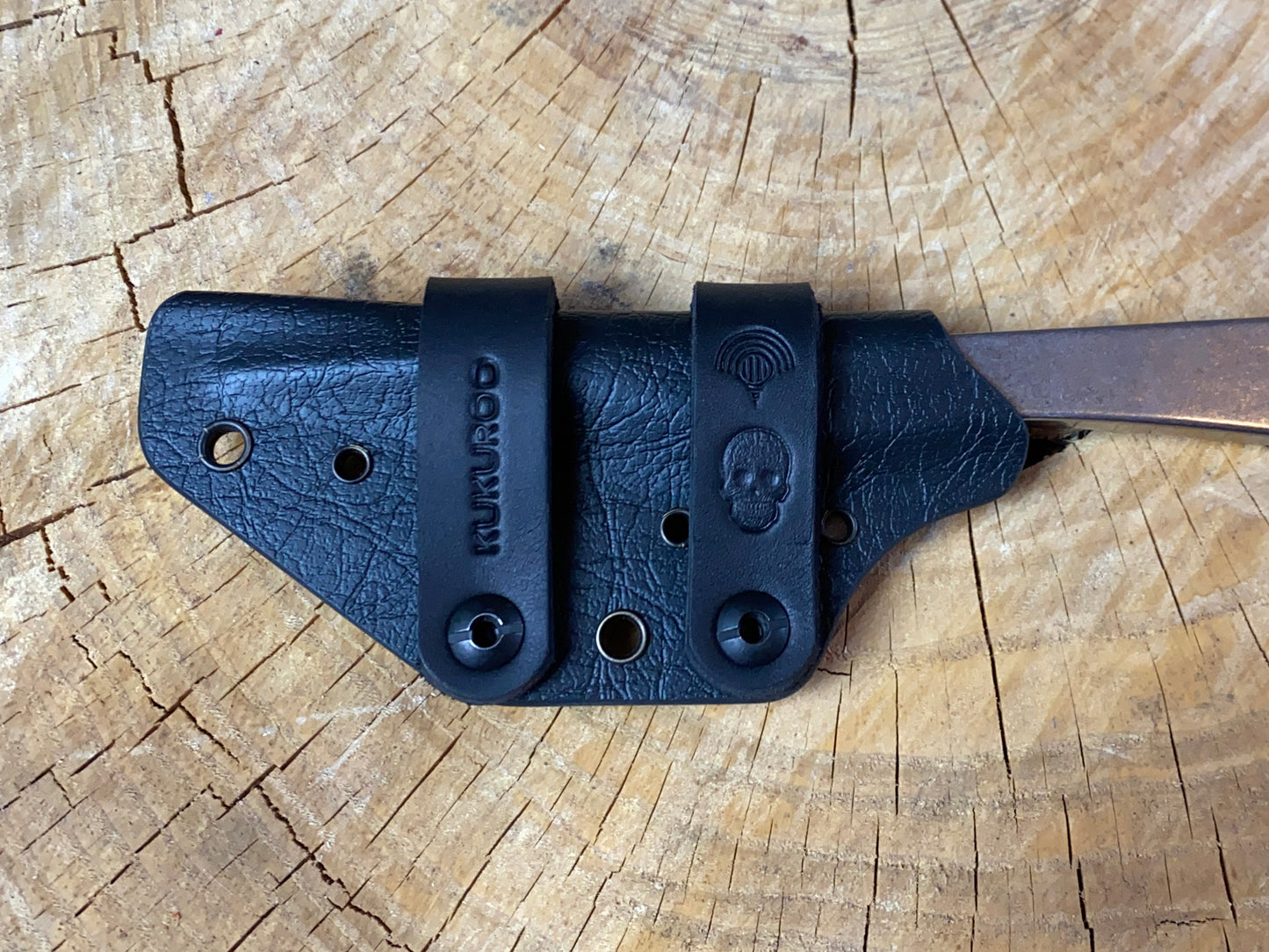 Taco Kydex Sheath - 8.5" of Danger Dashi - Two belt loops